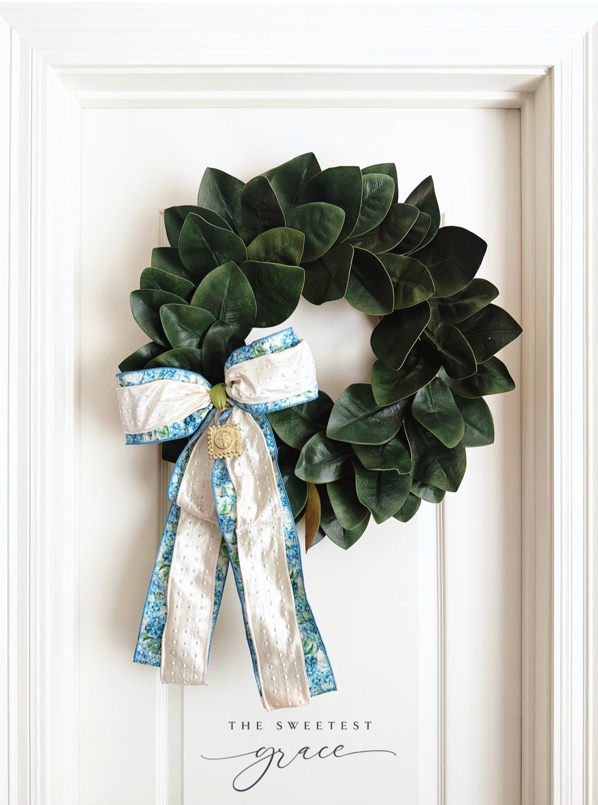 The Maggie (hydrangea/cross)