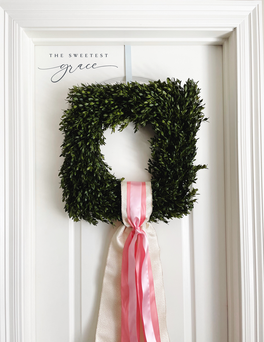 Tea Leaf Square (Pink/Cream)