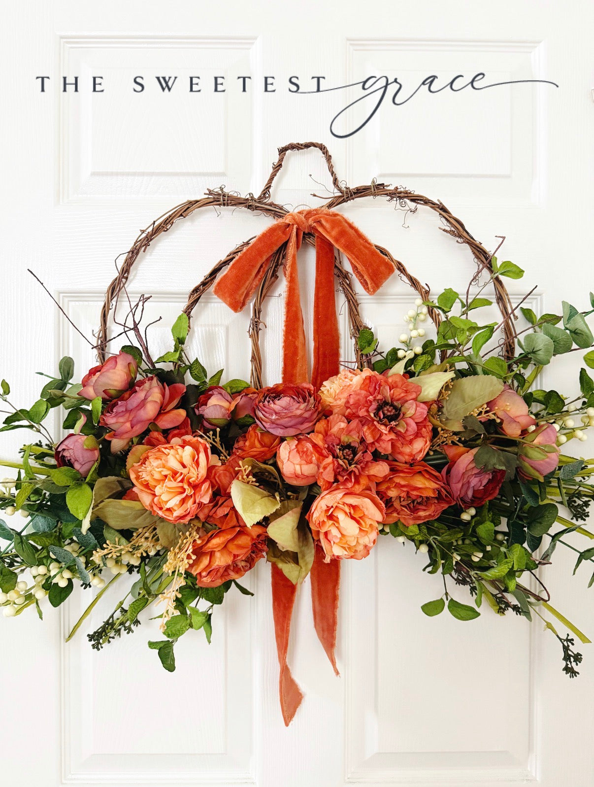 Pumpkin Patch (Orange floral)