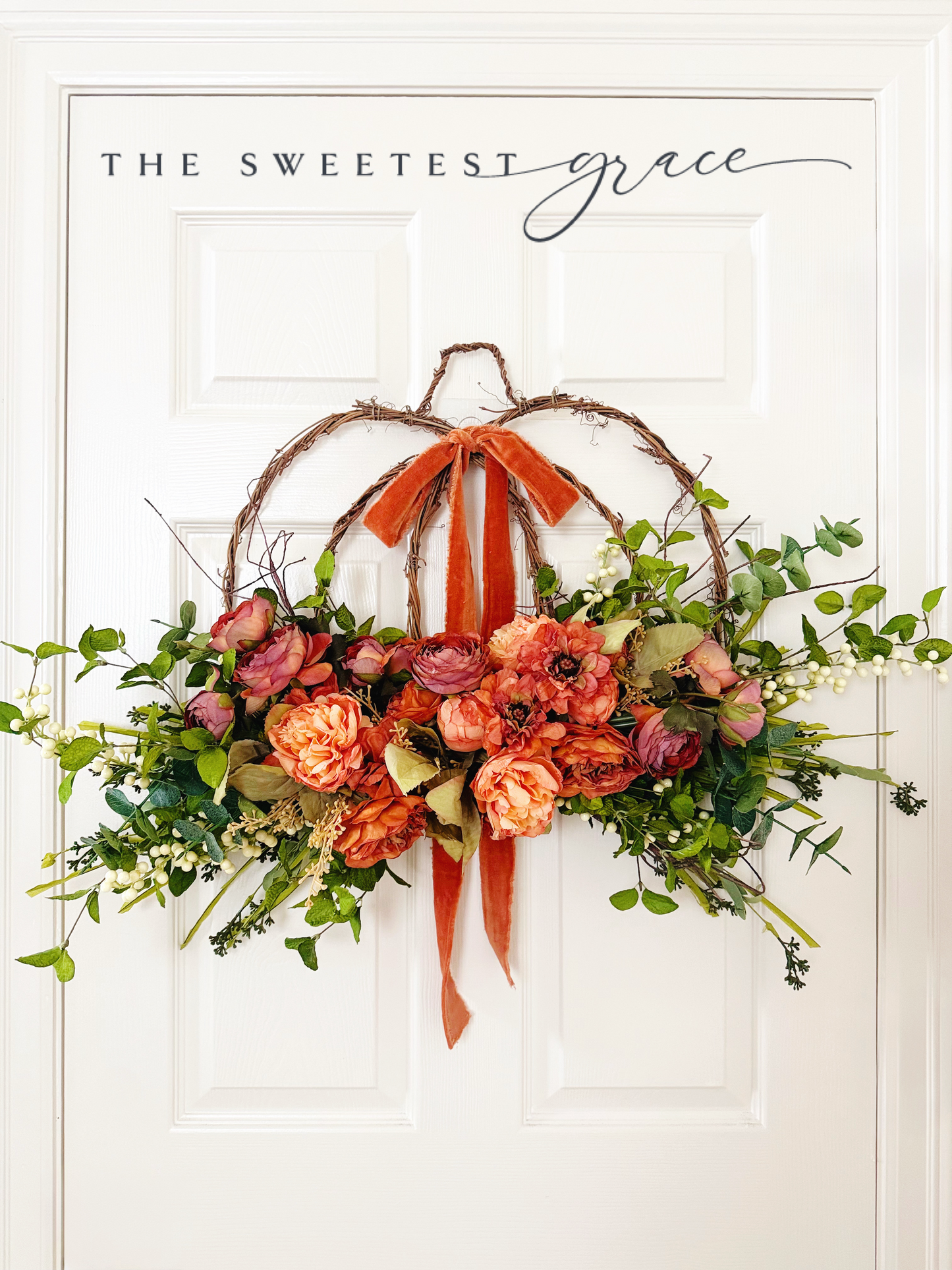 Pumpkin Patch (Orange floral)