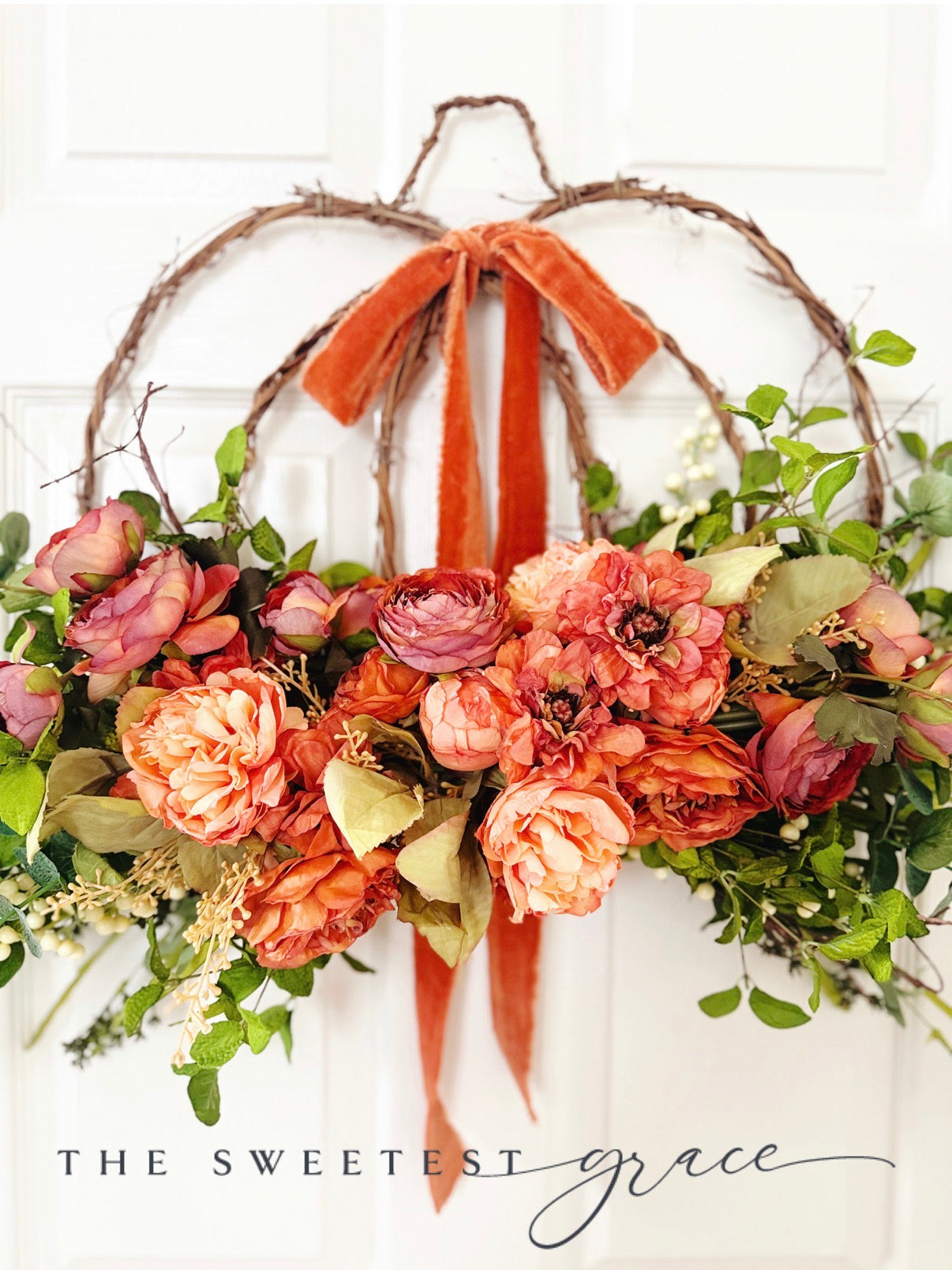 Pumpkin Patch (Orange floral)