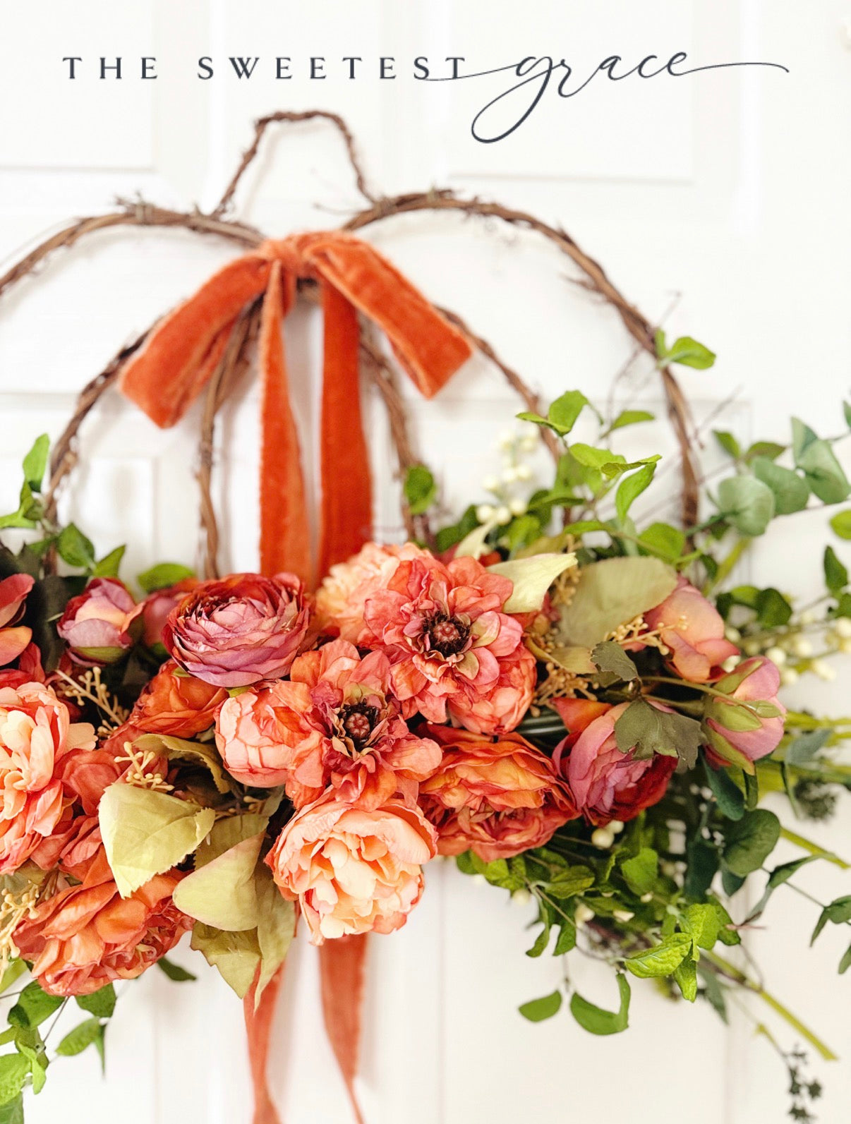 Pumpkin Patch (Orange floral)